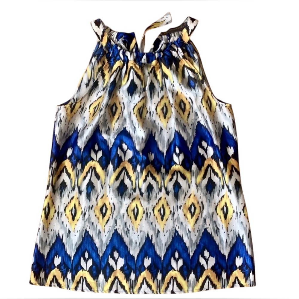 Halter Keyhole Sleeveless Blouse - S